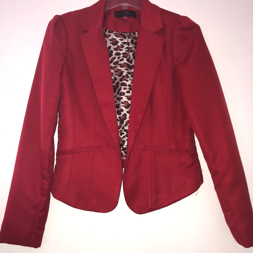 Red blazer